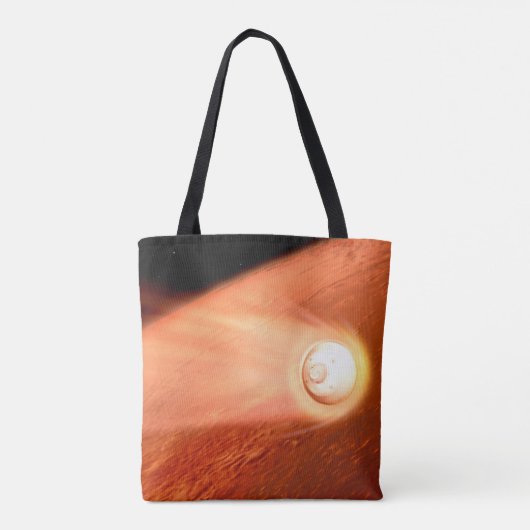 Tote Bag Aérocoque Avec Perpersévérance Rover Descente Vers (Dos)