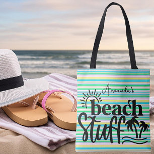 Tote Bag Affaires de plage personnalisées