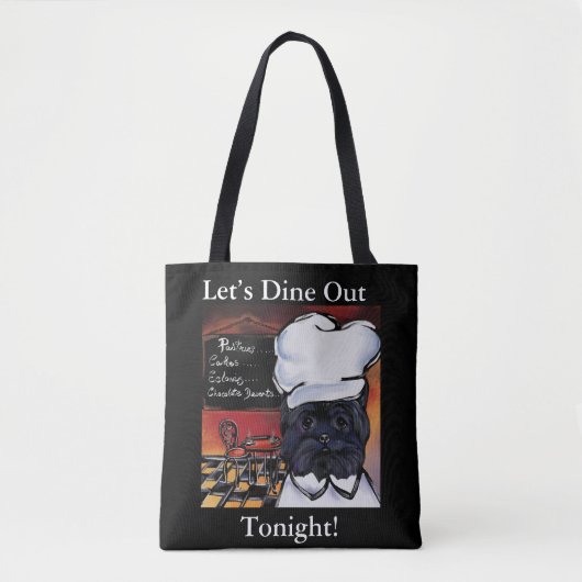 TOTE BAG AFFENPINSCHER (Devant)