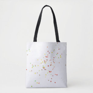 Tote Bag Affichage à bulles multicolores