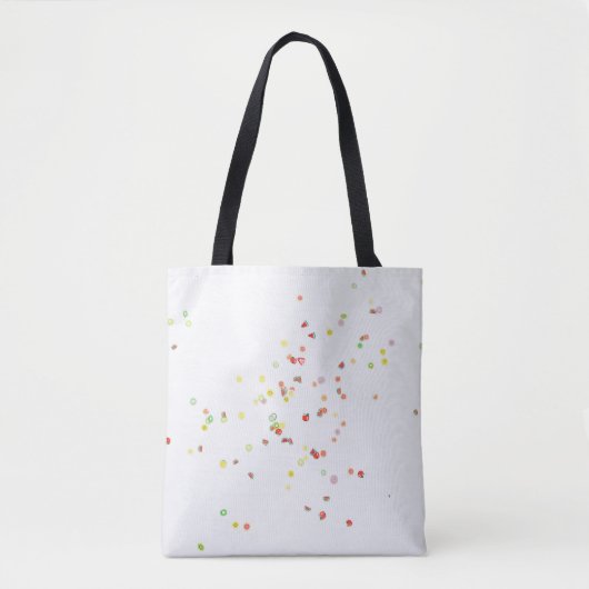 Tote Bag Affichage à bulles multicolores (Devant)