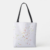 Tote Bag Affichage à bulles multicolores (Dos)