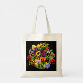 Tote Bag Affichage pansy (Dos)