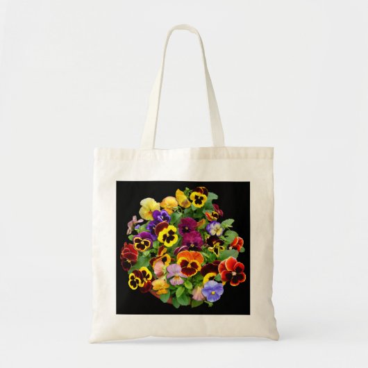 Tote Bag Affichage pansy (Devant)