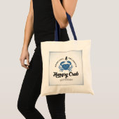 Tote Bag Affiche affamée de restaurant de crabe (Devant (produit))