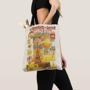 Tote Bag Affiche Antique de la Grande Fête Foire de Paris