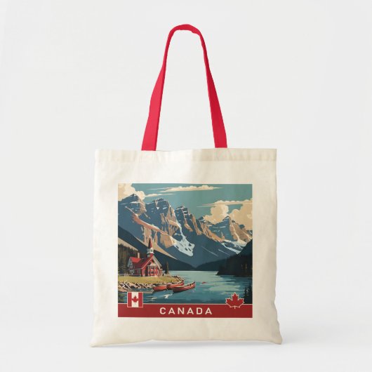 Tote Bag Affiche Canada Travel (Devant)