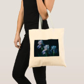 Tote Bag Affiche d'art mural floral Iris Bleu (Devant (produit))
