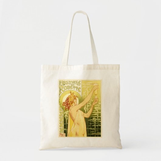 Tote Bag Affiche d'art vintage d'Absinthe (Devant)