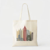 Tote Bag Affiche d'Atlanta (Devant)