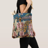 Tote Bag Affiche De Cirque Des Danseurs Avant Le Roi Maure (De près)