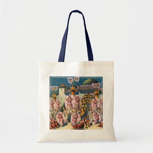Tote Bag Affiche De Cirque Des Danseurs Avant Le Roi Maure (Devant)