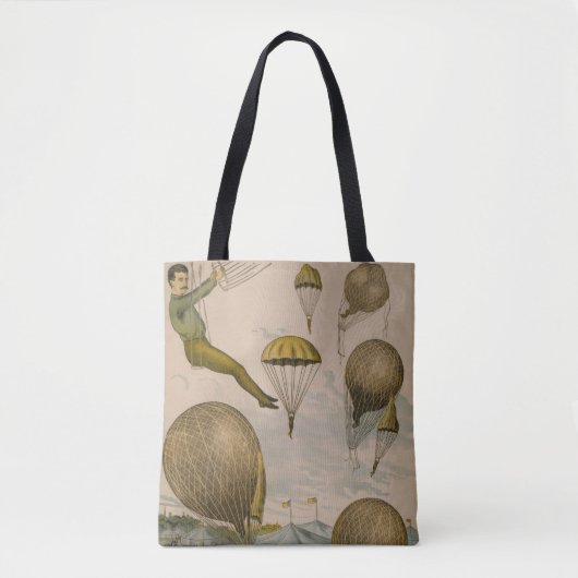 Tote Bag Affiche De Cirque D'Un Ballon Aérien (Devant)