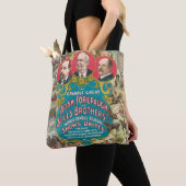 Tote Bag Affiche de cirque montrant de nombreuses scènes de (De près)