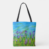 Tote Bag Affiche de Fourre-tout avec l'aquarelle peinte à (Dos)