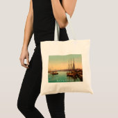 Tote Bag Affiche de la scène de la rivière historique Savan (Devant (produit))
