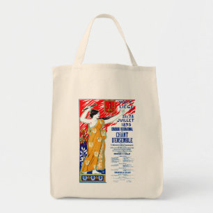 Tote Bag Affiche de musique de 1895 chorals