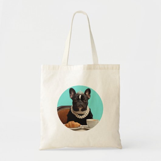 Tote Bag Affiche de petit-déjeuner Chic Classique – Art de (Devant)