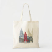 Tote Bag Affiche de Prague (Devant)