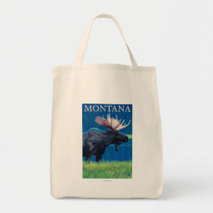 Tote Bag Affiche de Vintage voyage de MontanaMoose