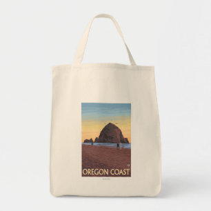 Tote Bag Affiche de Vintage voyage de roche de meule de
