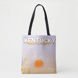 Tote Bag Affiche de voyage de la ferme Kentucky Cute