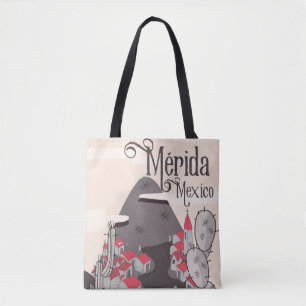 Tote Bag Affiche de voyage Mérida Mexico