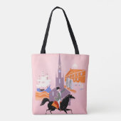 Tote Bag Affiche De Voyage Pour Allegheny Airlines À Boston (Dos)