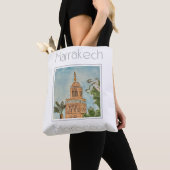 Tote Bag Affiche de voyage pour Marrakech Maroc (De près)