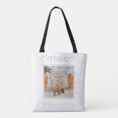 Tote Bag Affiche de voyage pour Marrakech Maroc (Dos)