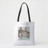 Tote Bag Affiche de voyage pour Rome Italie (Devant)