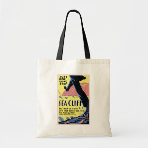 Tote Bag Affiche de voyage Promotion Sea Cliff, Long Island