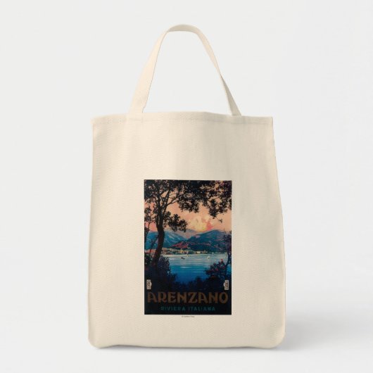 Tote Bag Affiche de voyage Riviera italienne (Devant)