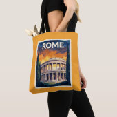 Tote Bag Affiche de voyage sur Rome Rétro (De près)