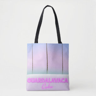 Tote Bag Affiche de voyage vintage cubaine de Guardalavaca