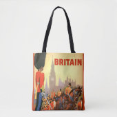 Tote Bag Affiche de voyage vintage, Garde royale britanniqu (Devant)