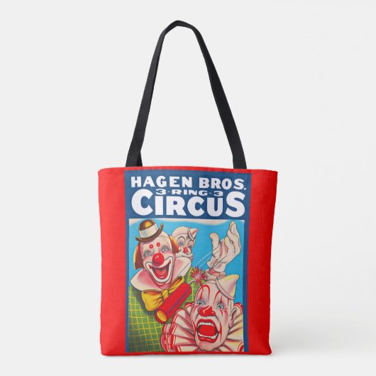 Tote Bag Affiche du cirque Hagen Brothers dans les années 1 (Dos)