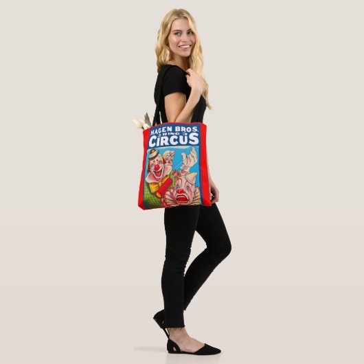 Tote Bag Affiche du cirque Hagen Brothers dans les années 1 (Sur le modèle)
