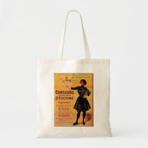 Tote Bag Affiche française vintage de concurrence de