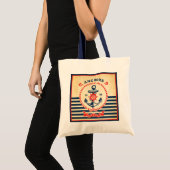 Tote Bag Affiche nautique vintage (Devant (produit))
