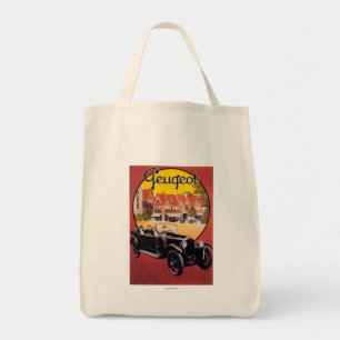 Tote Bag Affiche promotionnelle d'automobile de Peugeot