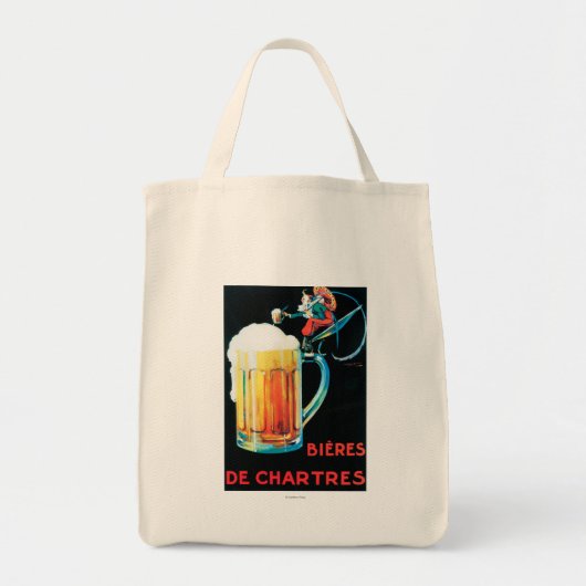 Tote Bag Affiche promotionnelle des bières de Chartres (Devant)