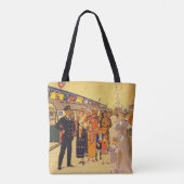 Tote Bag Affiche Publicitaire vintage Pour Londres Undergro (Dos)