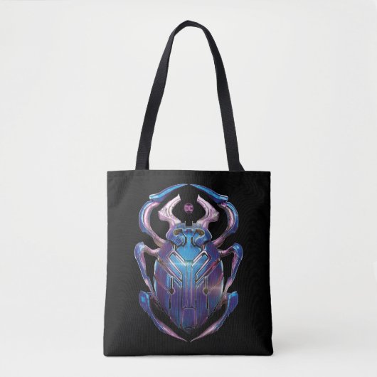 Tote Bag Affiche théâtrale Blue Beetle Scarab (Devant)