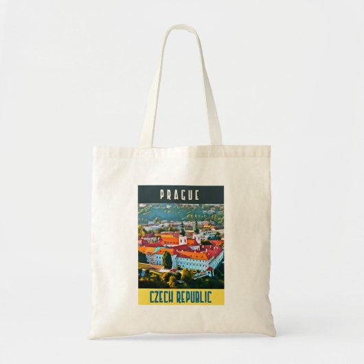Tote Bag Affiche touristique en République tchèque (Devant)