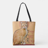 Tote Bag Affiche vintage de style français représentant (Dos)