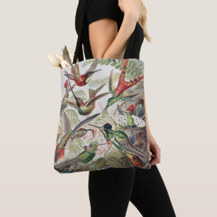 Tote Bag Affiche vintage d'Ernst Haeckel représentant des c