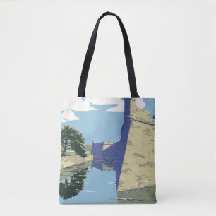 Tote Bag Affiche Vintage voyage montrant Fort Marion