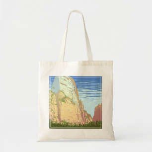 Tote Bag Affiche Vintage voyage Pour Le Parc National De Si