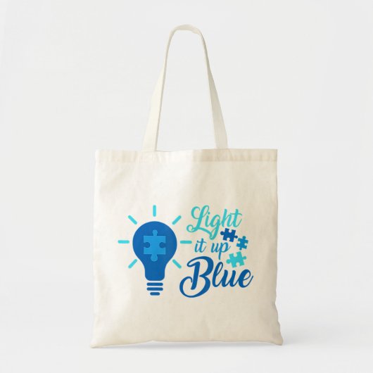 Tote Bag Afficher Le Support De L'Acceptation De L'Autisme  (Devant)